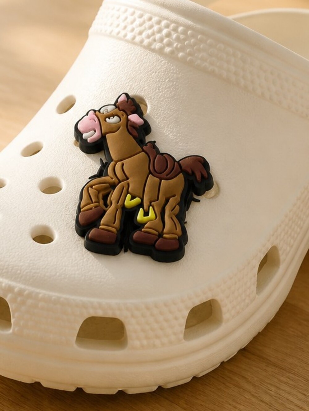 6/$20 Disney Bullseye Horse Shoe Charms Crocs Rubber Shoe Jewelry Toy Story New